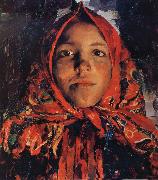 Filip Andreevich Malyavin Village girl Norge oil painting reproduction